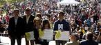 Los ganadores de los premios especiales, provinciales y el gran premio Galicia recibieron sus galardones en un multitudinario acto. Tambin hubo un reconocimiento para los ganadores del concurso de fotografa de Leche Celta.