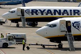 Ryanair aumentó su beneficio semestral en un 17% durante este año