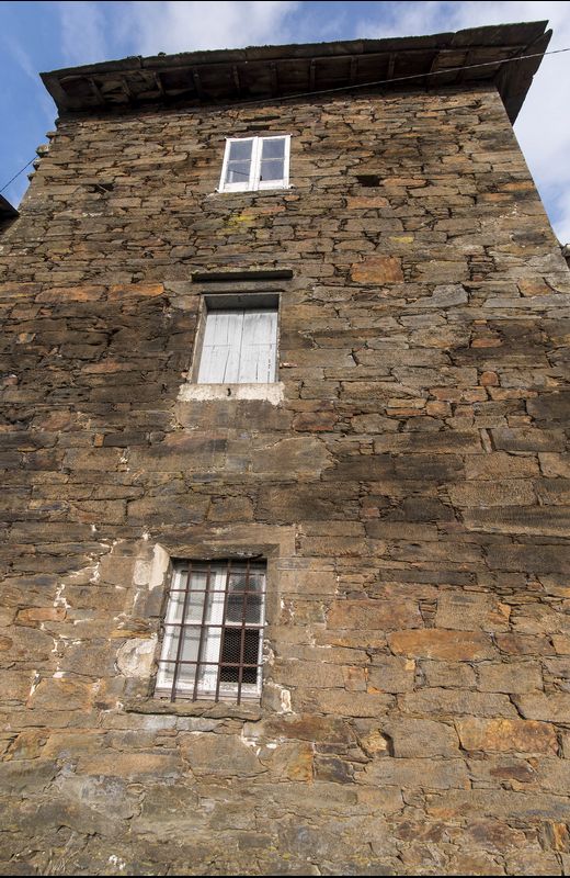 Una parte de la Casa da Toca tiene forma de torre