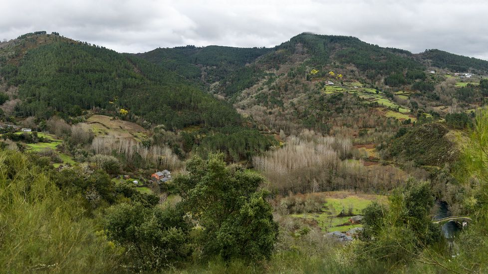 Una vista de conjunto de la zona por la que discurre la ruta