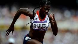 Christine Ohuruogu, de Gran Breta�a, en las series de 400 metros. FOT�GRAFO: DYLAN MARTINEZ | REUters