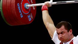 Rauli Tsirekidze, de Georgia, en la competici�n de halterofilia. FOT�GRAFO: DOMINIC EBENBICHLER | REuters