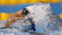 Sun Yang, de China, nada en los 1.500 metros estilo libre. FOT�GRAFO: JORGE SILVA | REuters