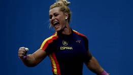 La espa�ola Lidia Valent�n fue cuarta en la final de 75 kilos de halterofilia. FOT�GRAFO: Jesus Diges | Efe