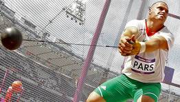 El h�ngaro Krisztian Pars compite en la prueba de lanzamiento de martillo. FOT�GRAFO: Bernd Thissen | Efe