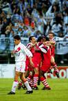 El Compos abrazó la categoría de oro en el Carlos Tartiere, en una agónica promoción contra el Rayo de Hugo Sánchez. FOTÓGRAFO: XOAN A. SOLER