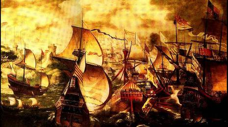 Ilustración de la Armada Invencible CEDIDA