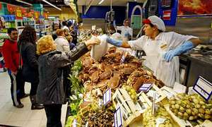 Cada gallego gasta una media de 1.497 euros al año en alimentación