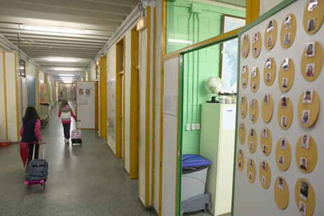 En el colegio público de Esteiro solo fueron a clase 12 de los 222 alumnos José Pardo