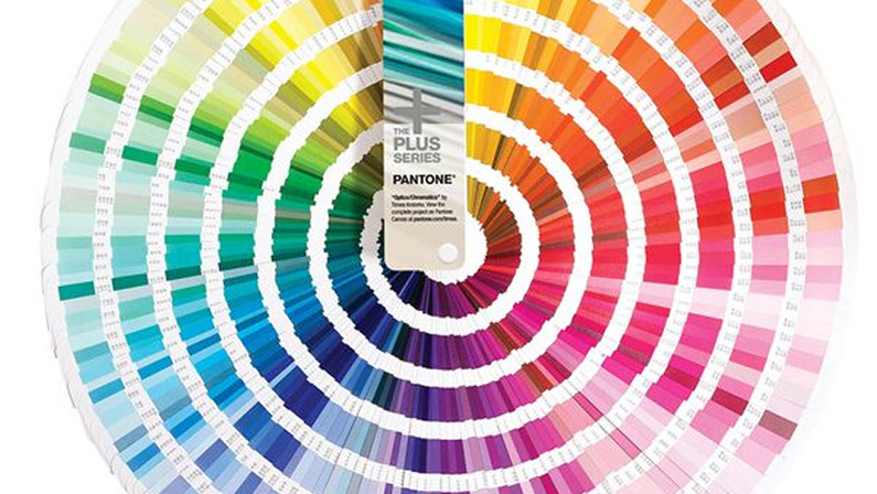 La paleta de colores Facebook Pantone