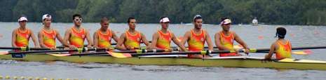 El barco español fue segundo en la semifinal, por detrás de Italia, y acabó sexto en la regata definitiva. 