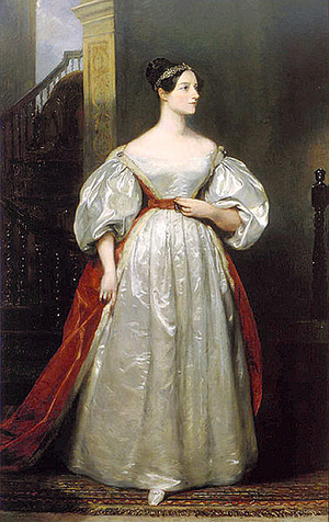 Ada Lovelace, pintada por Margaret Carpenter 