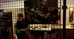 Fotos, artesanía y un taller de cuero