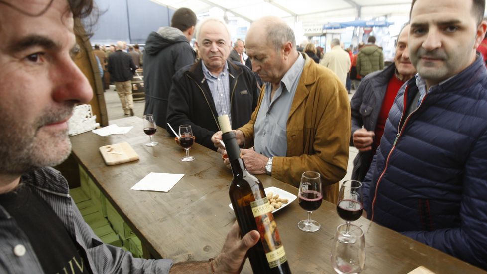 El público empezó a llenar esta mañana los puestos de las dieciséis bodegas que participan en la feria