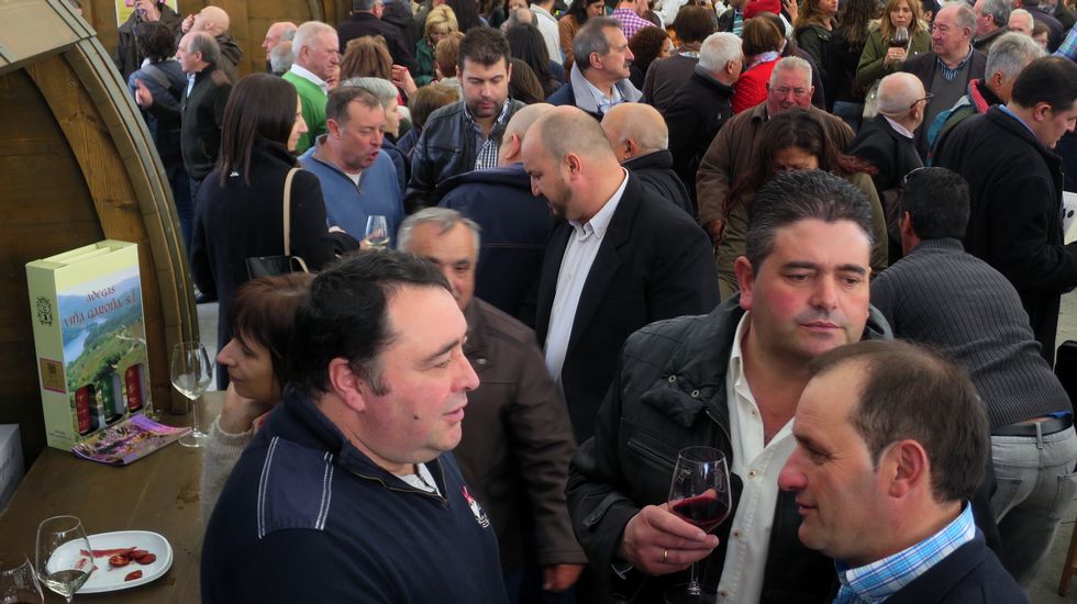 Tras varios años con trece bodegas, en la feria de Chantada participan este año dieciséis